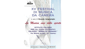 XV FESTIVAL DI MUSICA DA CAMERA