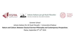 Summer School - Nature and Culture: Between Classical German Philosophy and Contemporary Perspectives