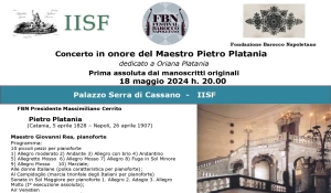 Concerto in onore del Maetro Pietro Platania